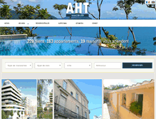 Tablet Screenshot of aht-immobilier.com